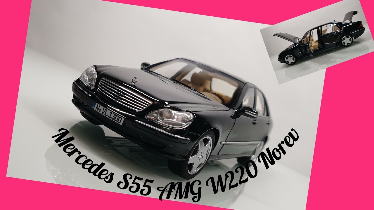 New arrival Mercedes S55 AMG W220 Norev 1/18