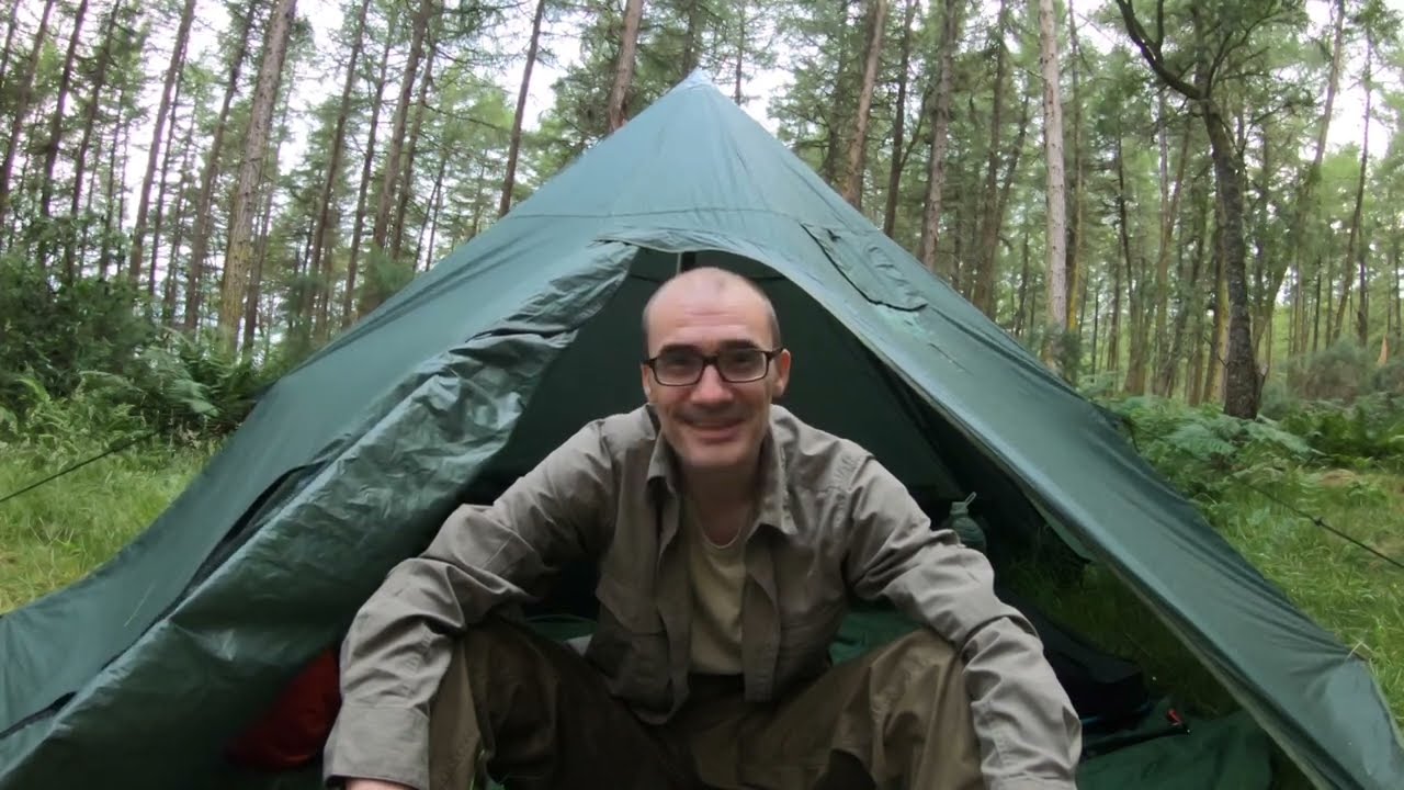 Wild Camping at Loch Ness - Woodland Camp & Cooking on a Trangia