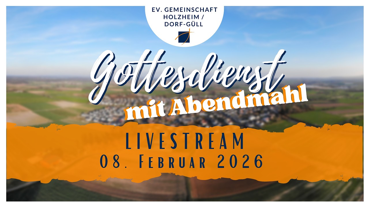 Gottesdienst 8. Februar 2026 - Mit Reiner Motzkus (mit Abendmahl) | EGHDG