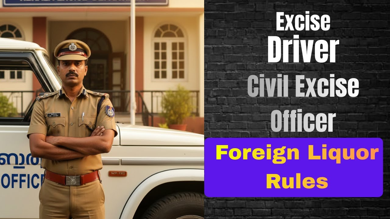 Foreign Liquor Rules | Excise Driver | Civil Excise Officer Special Topics