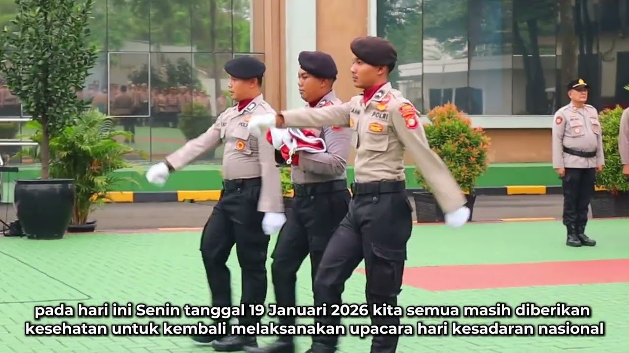 Upacara Hari Kesadaran Nasional Polres Tangerang Selatan