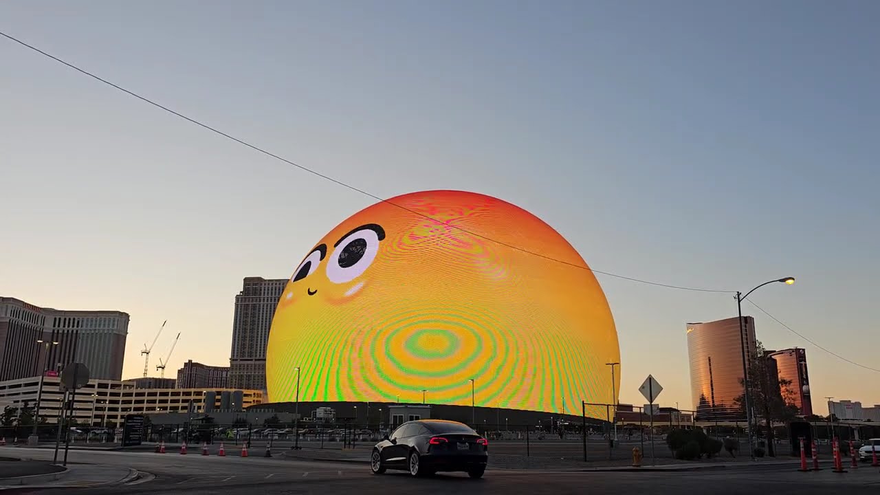 Las Vegas Strip Cruising | MSG sphere August 14, 2025 #16 4k 