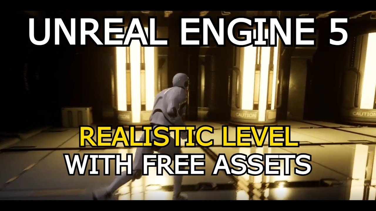 How to make a Realistic Sci-Fi Level in UE5/4 (With FREE Assets!) | Unreal Engine Tutorial
