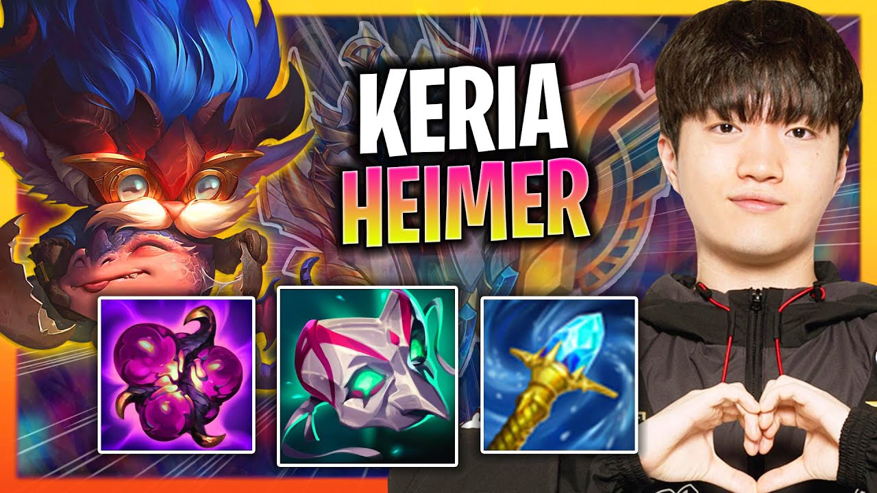 KERIA TRIES HEIMERDINGER SUPPORT IN SOLOQ! | T1 Keria Plays Heimerdinger Support vs Gragas!