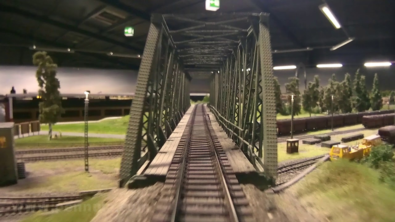 Modellbahn H0 - Führerstandsmitfahrt auf der Modelleisenbahn - Modellbahnwelt Odenwald