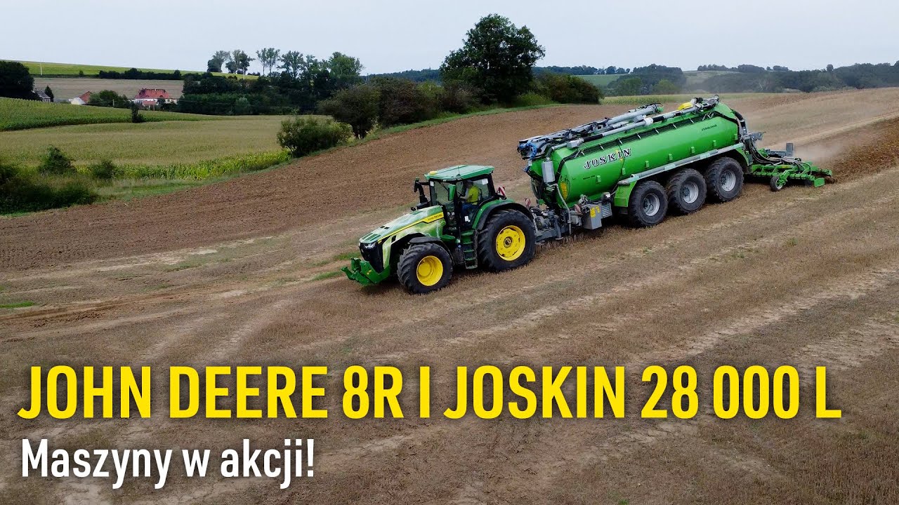 Pokazy JOHN DEERE 8R eAutoPowr z beczką JOSKIN | Wanicki Agro