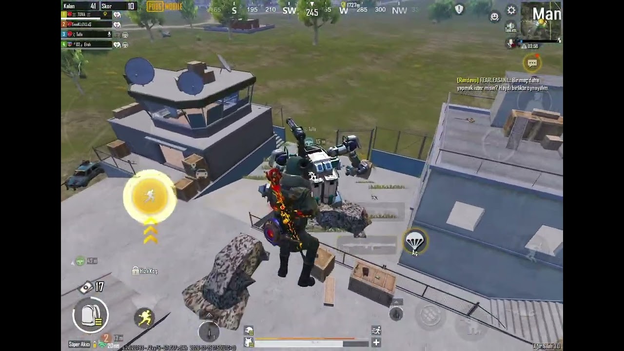 NE OYUNDU BE ORTALIK FENA KARIŞTI PUBG MOBİLE AĞIR SİLAH MODU