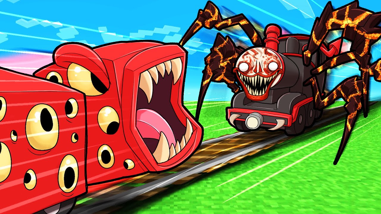 CHOO CHOO CHARLES vs TRAIN EATER! (Minecraft)