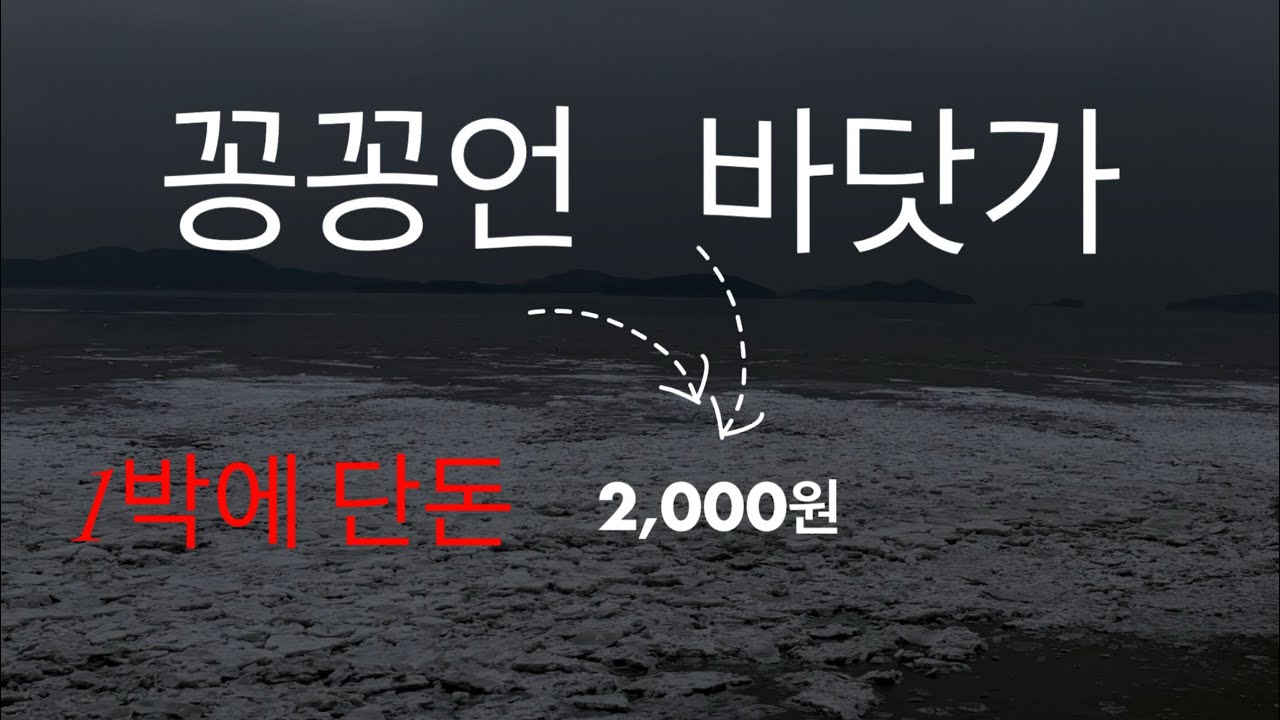 ep.25  새해차박 | 인천시 강화군 동막해수욕장 | 1월 3일(토)~1월4일(일) | 맛있는차박,캠핑