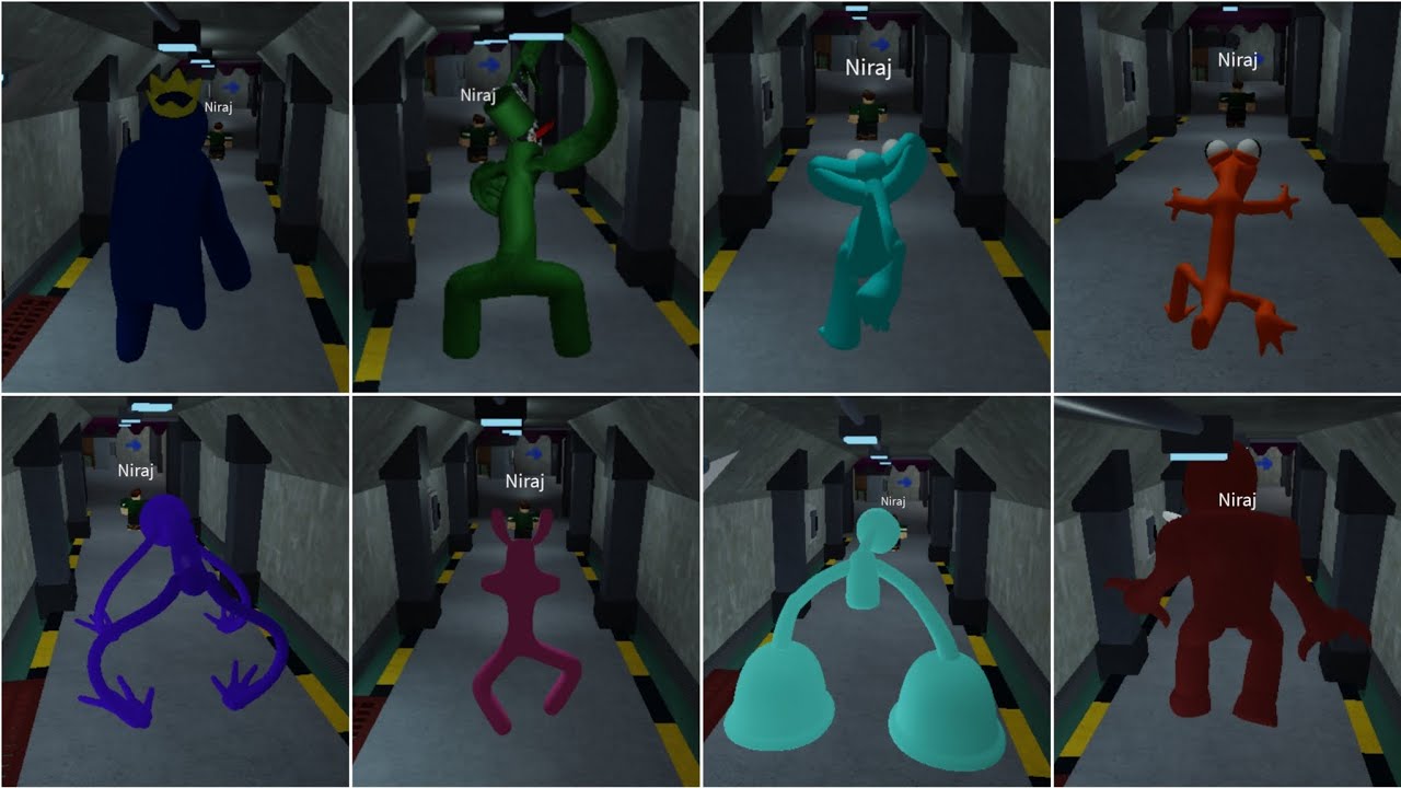 Rainbow Friends: Every Chapter 1 Jumpscare Ranked (Blue to Pink)