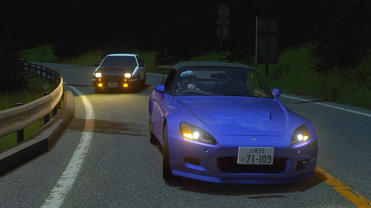 God Hand S2000 vs 11000rpm AE86 | Initial D Fourth Stage Assetto Corsa 4K Remake