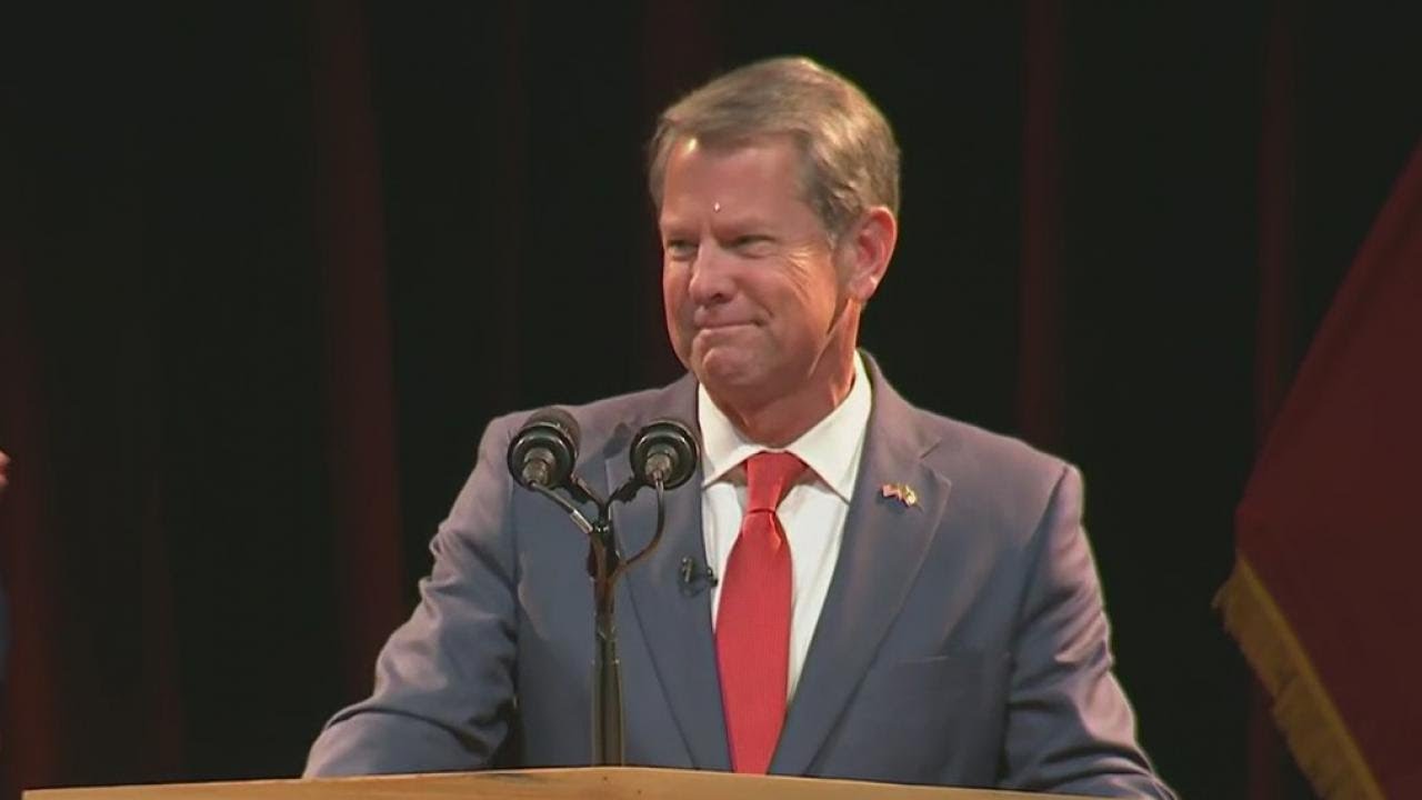 Georgia Gov. Brian Kemp delivers 2022 victory speech