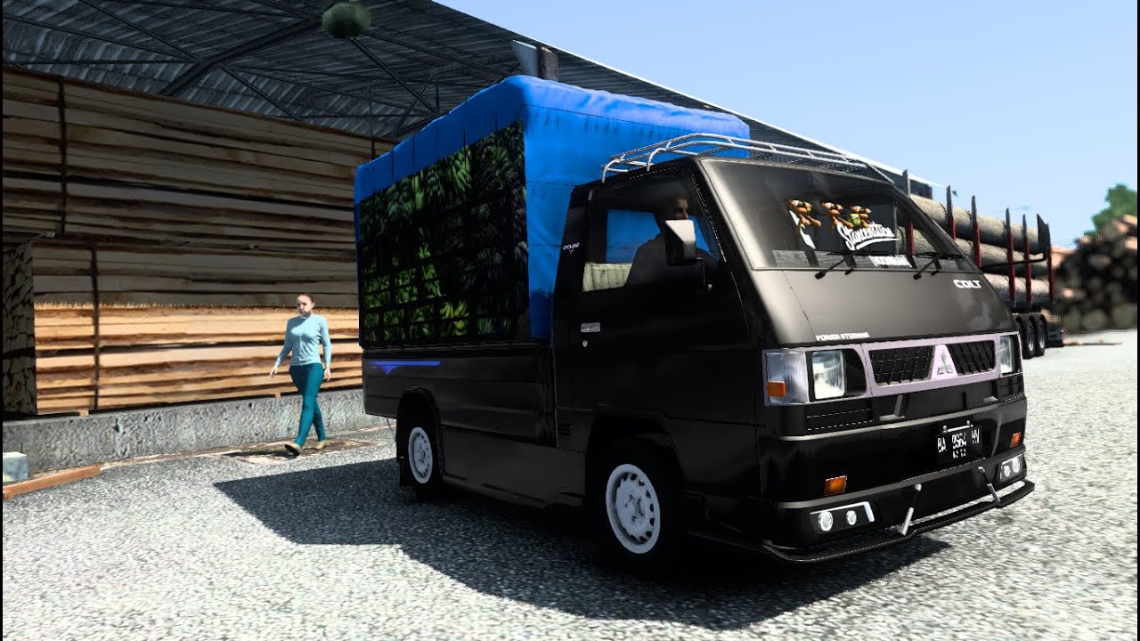 [Euro Truck Simulator 2]  MITSUBISHI L300 Muatan Pisang Jam Mepet