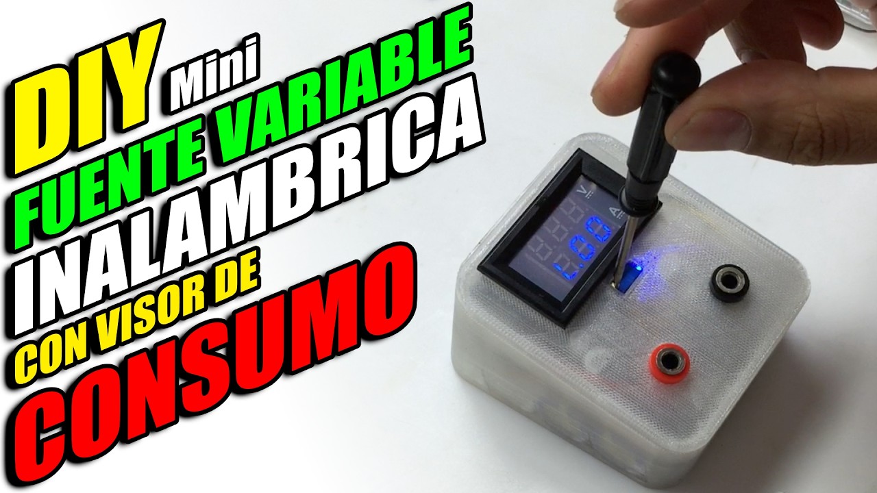 DIY Fuente de Voltaje variable y Amperaje, PORTABLE - Tutorial Paso a Paso