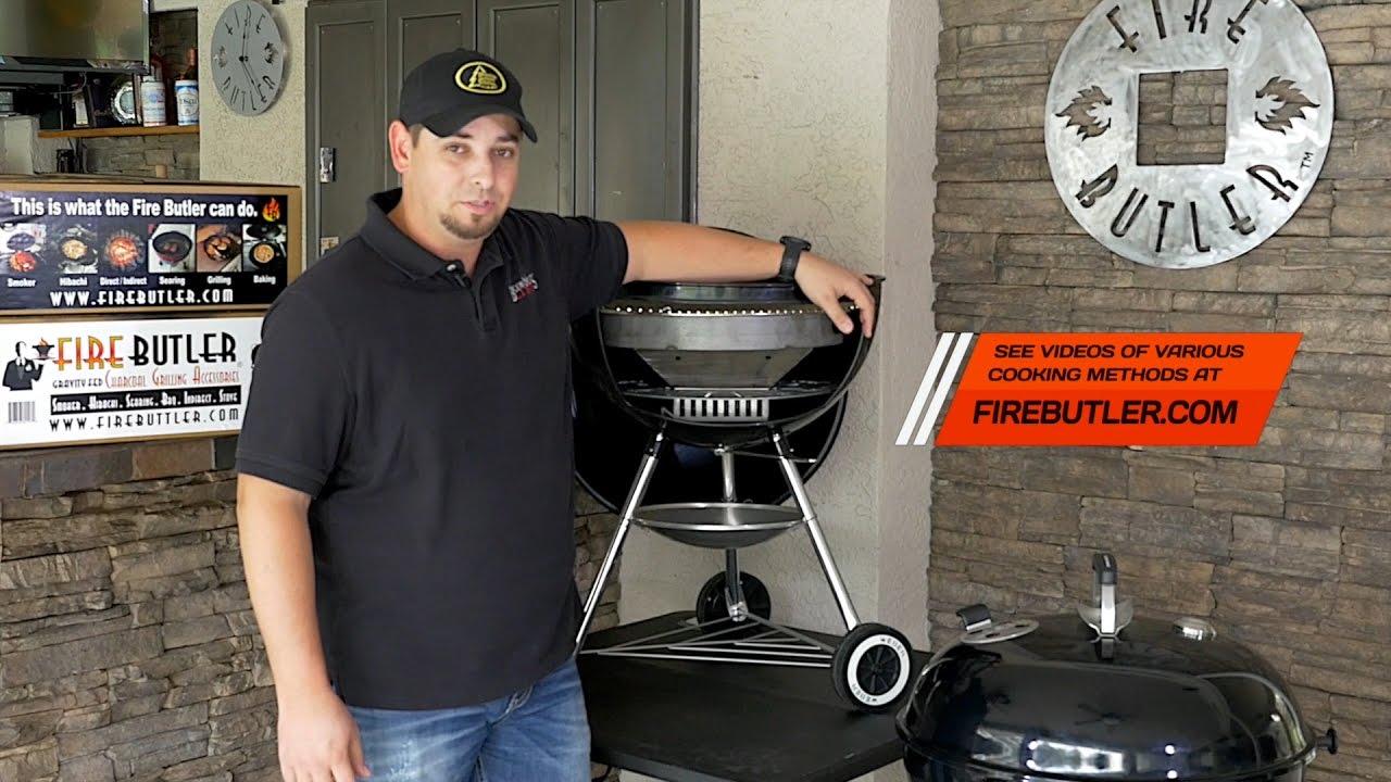 Fire Butler The All-N-One Kettle Grill Insert