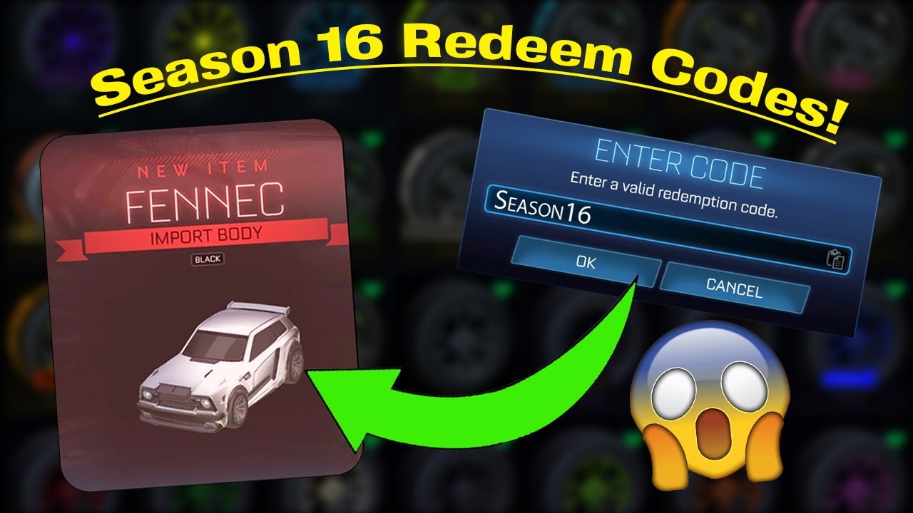 New Redeem Codes in Rocket League Season 17!!!