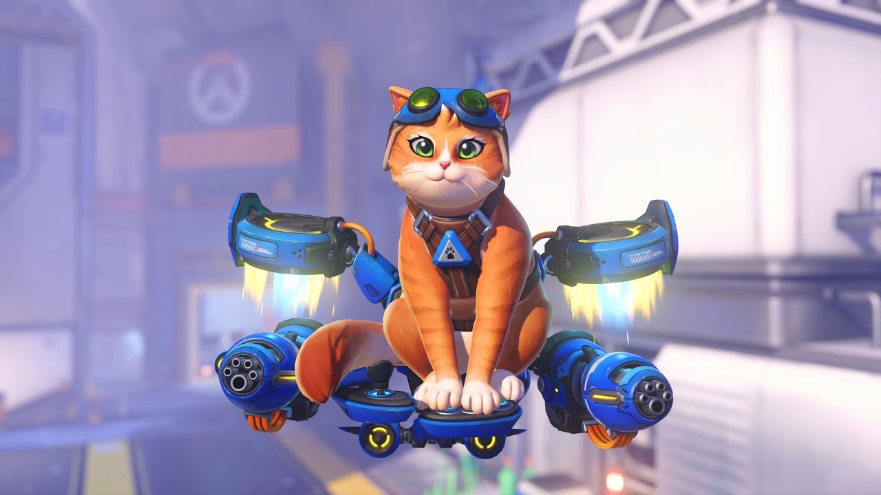 NEW! Overwatch Support Hero JETPACK CAT!!!!