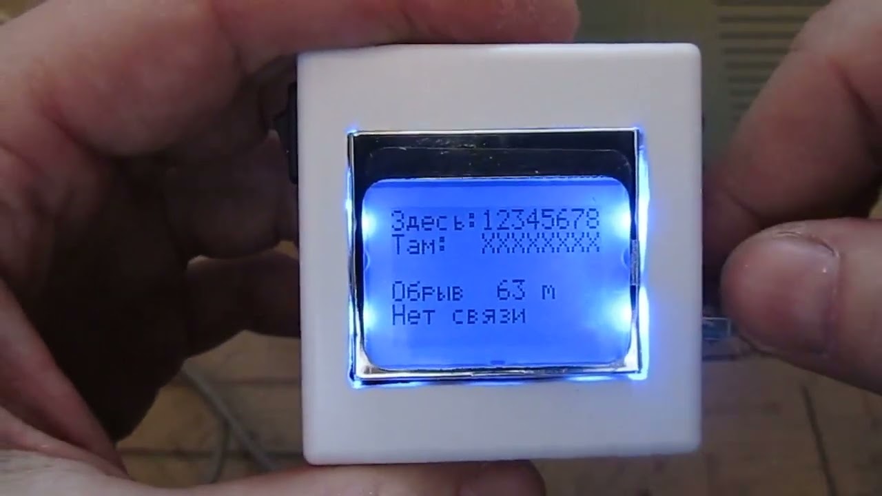 Проверка работы LAN TESTER mini LCD5110