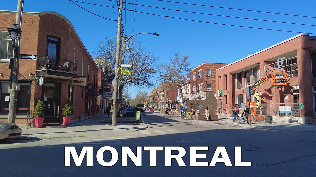 Montreal Street Life Virtual Walk in Villeray Neighborhood in May 2022
