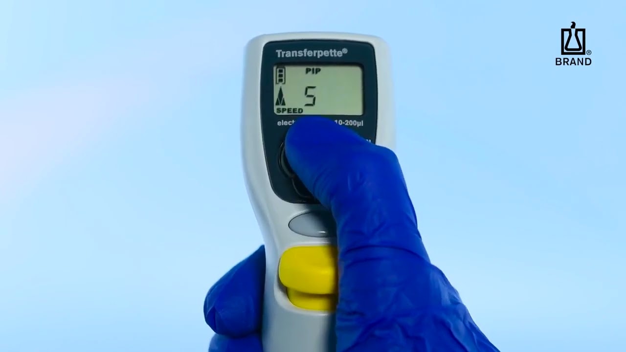 Utilizando seu pipetador eletrônico Transferpette Electronic BRAND