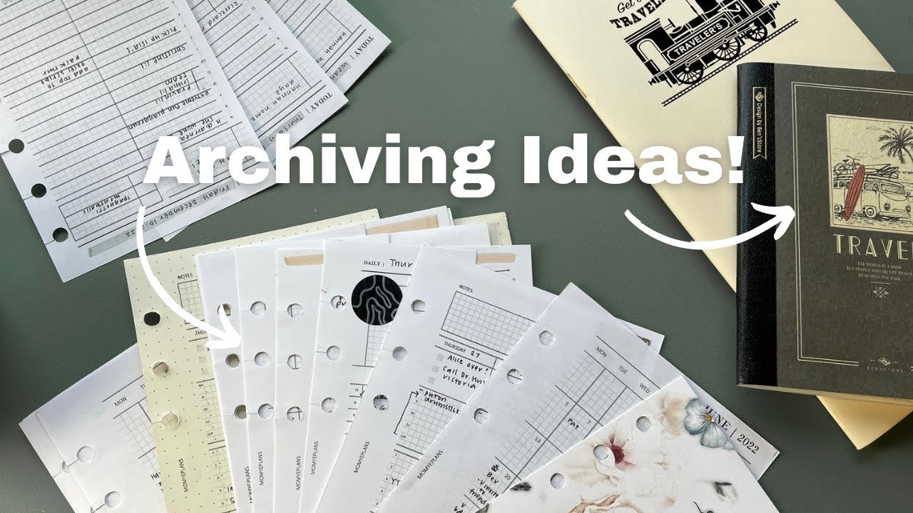 WATCH THIS if you don’t know what to do with your planner inserts!