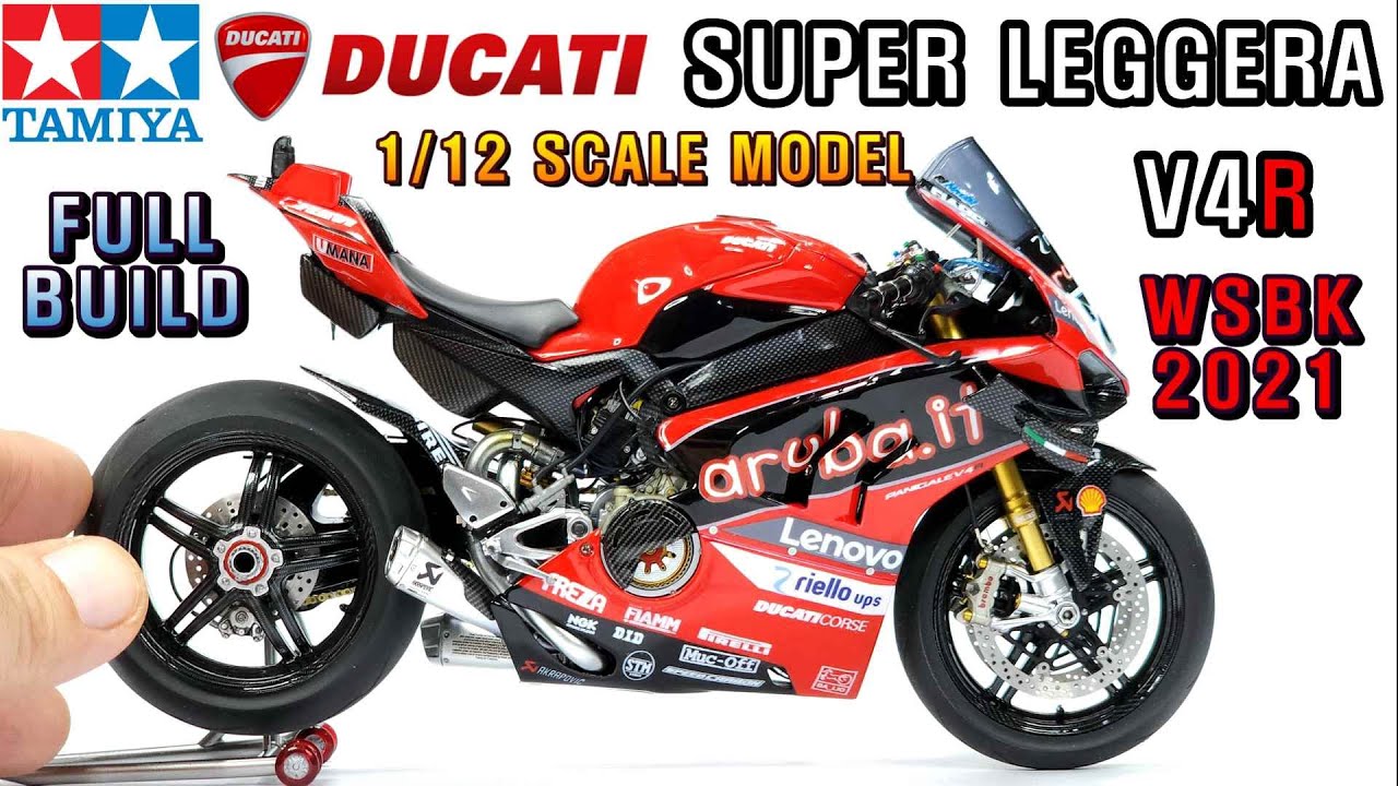 1/12 TAMIYA DUCATI PANIGALE V4R WSBK2021 FULL Build