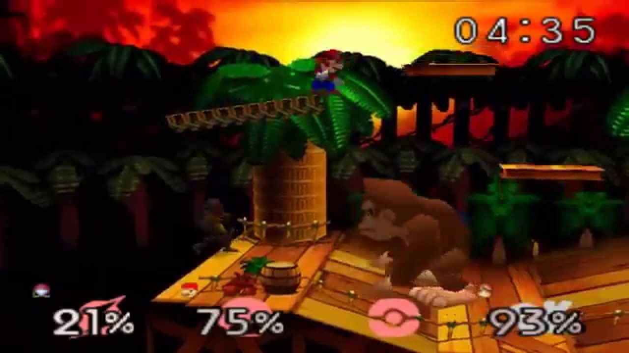 Super Smash Bros 64: Samus Gameplay Very Hard-Story Mode (Getting more than a Million score)