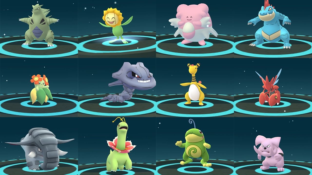 EVOLUTION POKÉMON GO GEN 2 AMAZING - TOP 12 RARE POKÉMON EVOLVING