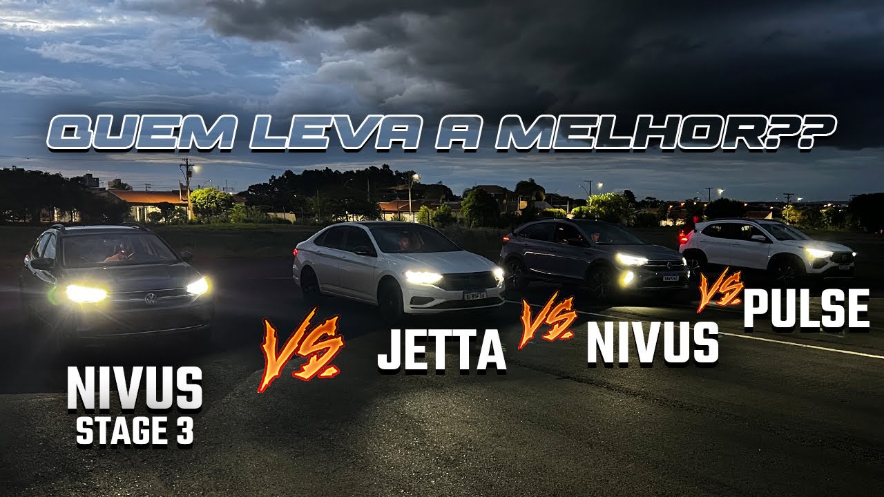 NIVUS STAGE 3 VS JETTA 250 TSI VS PULSE VS NIVUS | COMPARATIVO INTERESSANTE