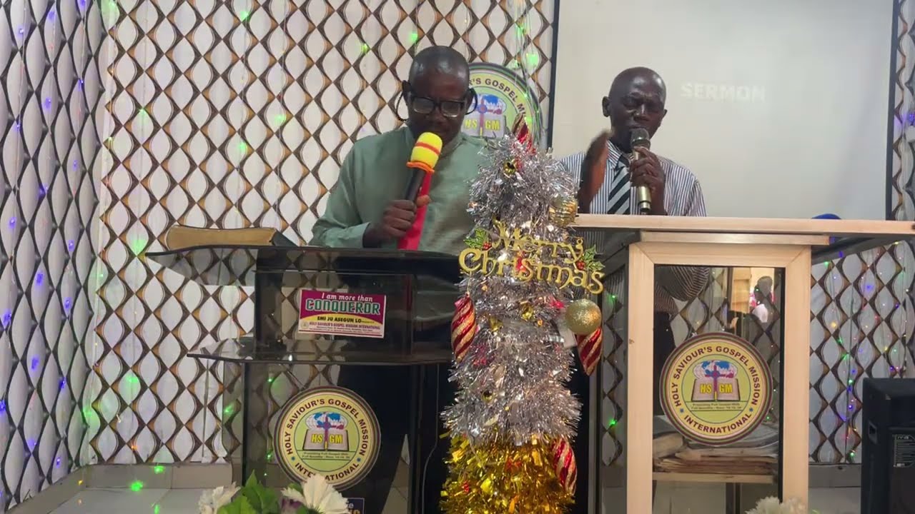 December 21,2025|| Carol Service|| Sermon|| WHEN YOU THINK IT’S OVER||