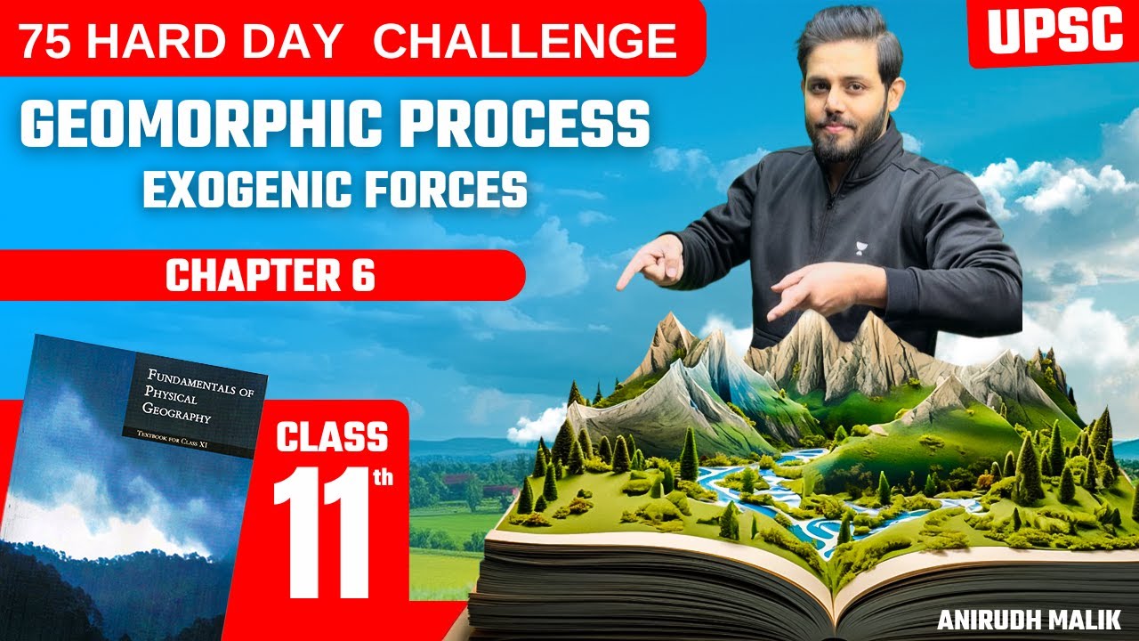 [Geography] Geomorphic Process | Exogenic Forces | Chapter 6 | UPSC Prelims 2024 | Anirudh Malik