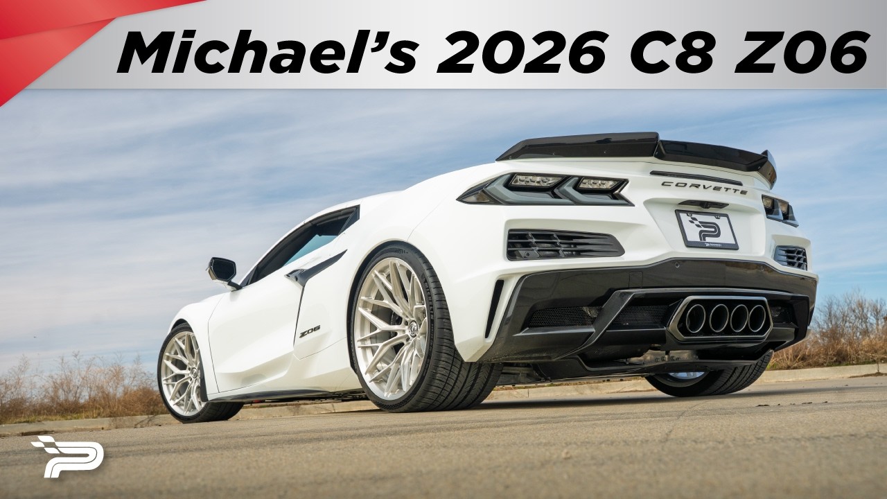 Mercedes-Benz C8 Z06 Майкла 2026 года выпуска, цвет &laquo;арктический белый&raquo; &mdash; в центре внимания: авто...