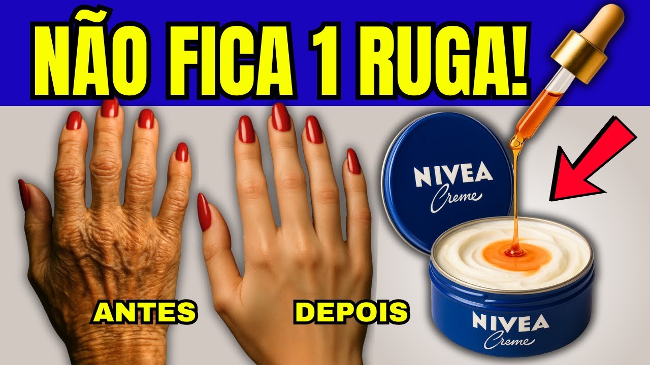 NÃO FICA NENHUMA RUGA! SÓ 1 NOITE E SUMIU 15 ANOS DE PELE VELHA MANCHADA.