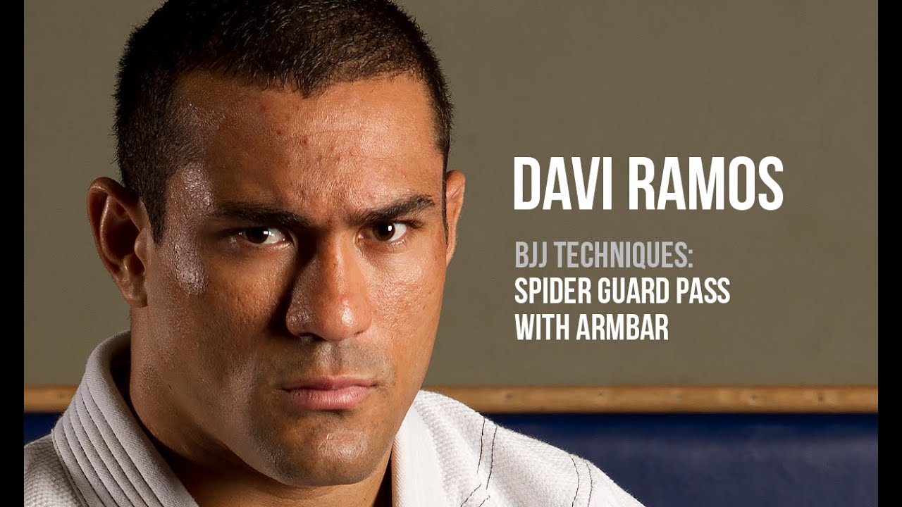 BJJ techniques: David Ramos - Spider guard pass with armbar