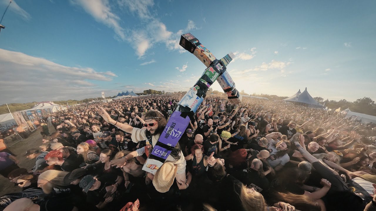 View from the pit: Jesus Built My Hotrod / Ministry at Bloodstock 2025