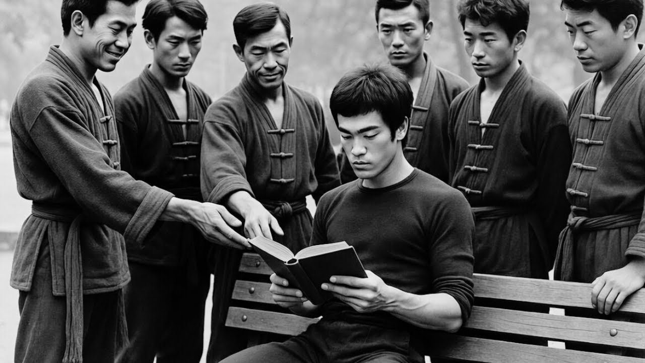 Bruce Lee leía en la plaza cuando una pandilla dice: “Mira al fraude, sabe leer”: 5 segundos después