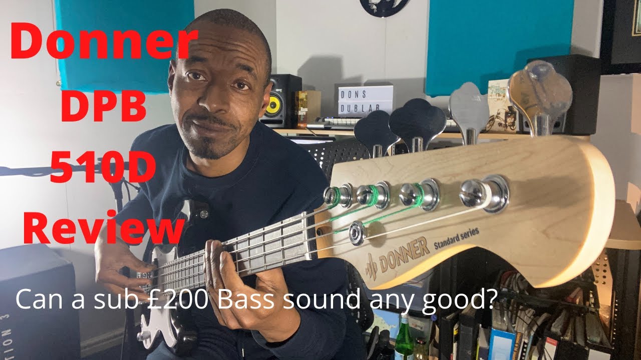 Donner DPB 510D Bass Guitar Review  Is This sub £200 Bass any good for Reggae????