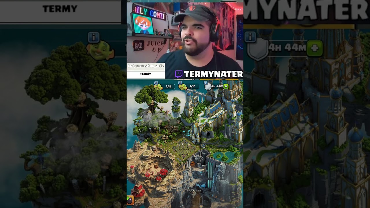 The Clash Of Dragons Scenery is INSANE... 🔥 (Clash Of Clans)