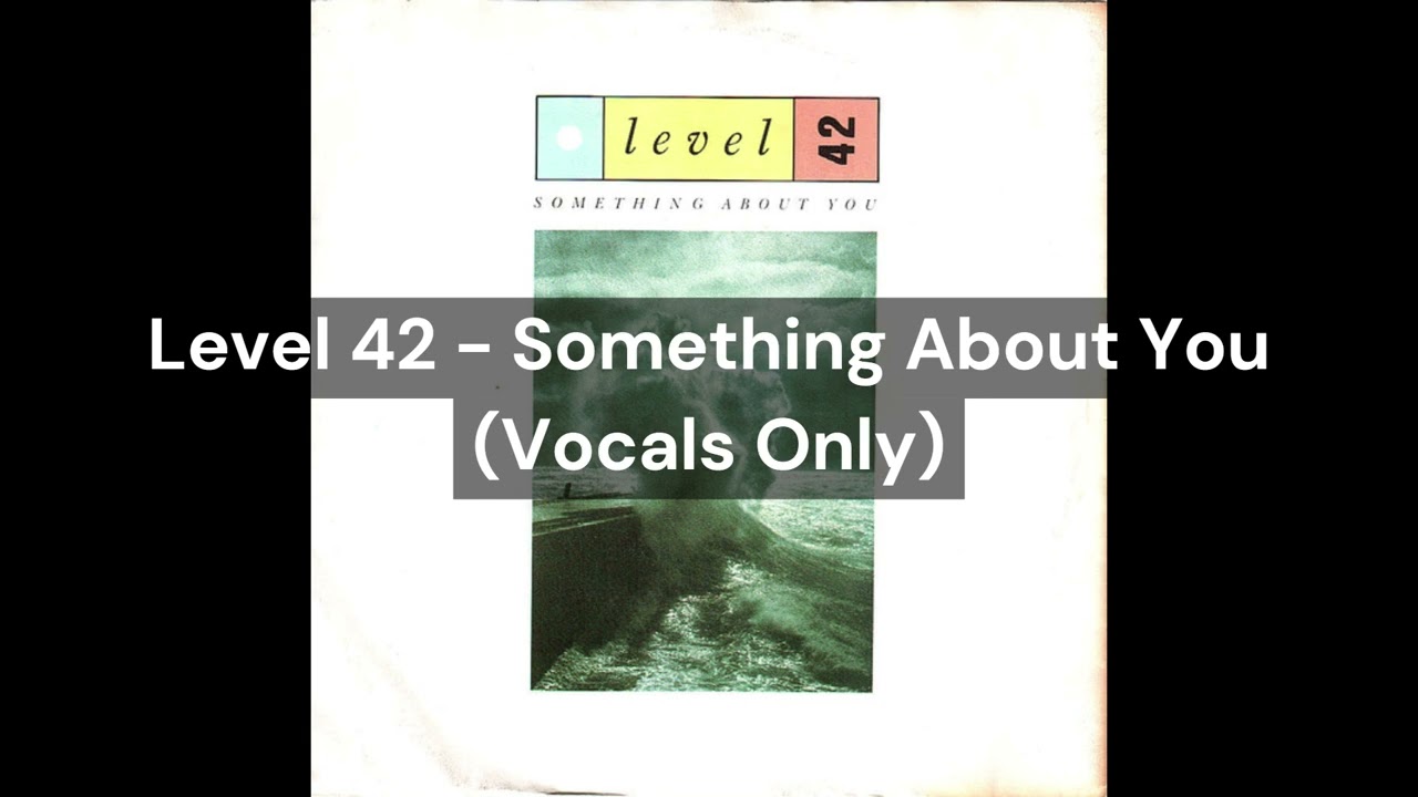 Level 42 - Something About You (Vocals Only)