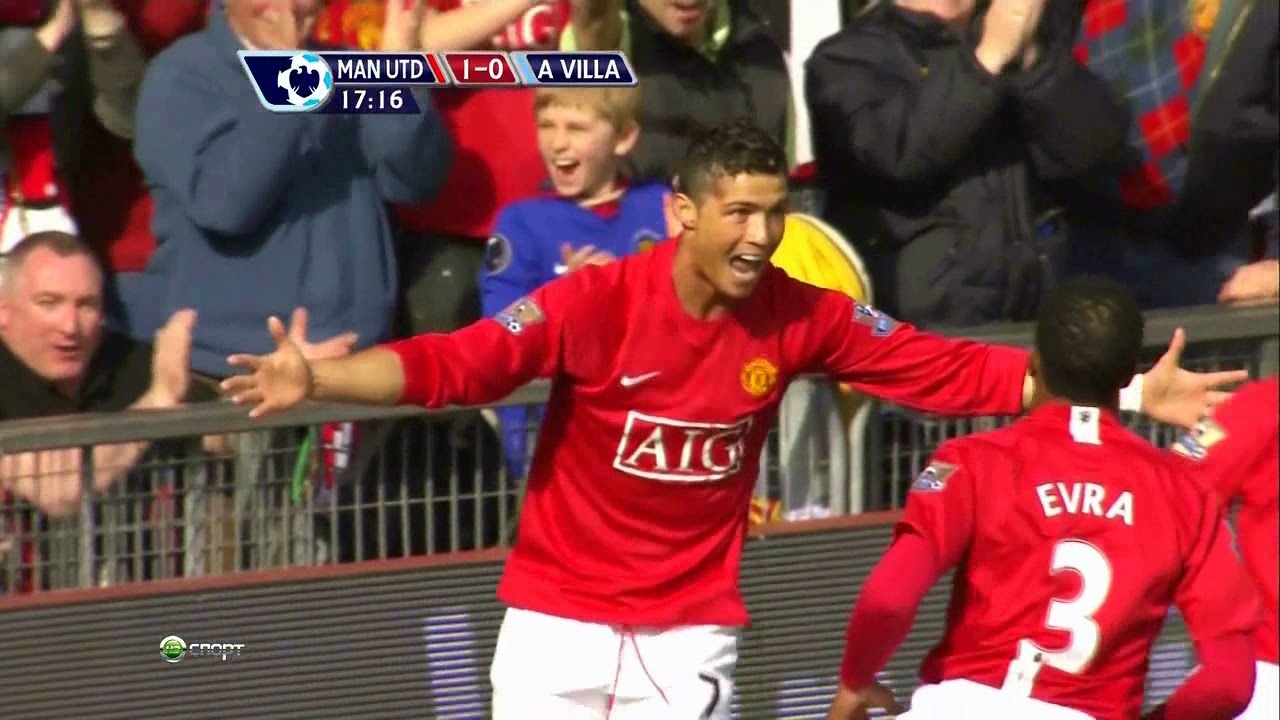Cristiano Ronaldo vs Aston Villa (H) 08-09 HD 720p by zBorges