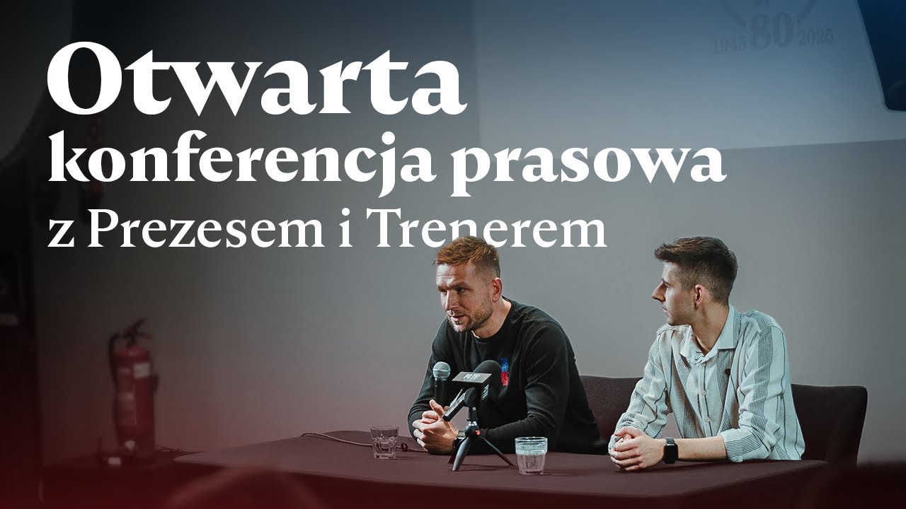 Otwarta konferencja Prasowa z Prezesem i trenerem 