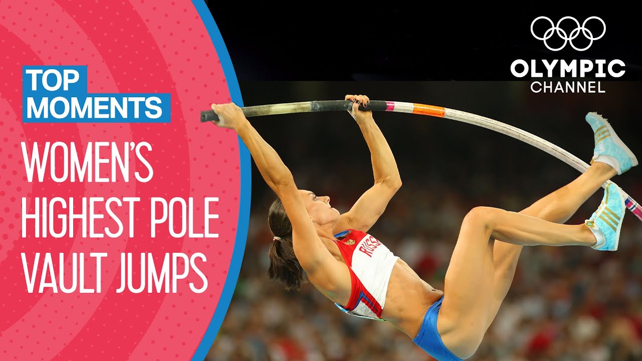 Top 10 Highest Women's Pole Vault at the Olympics | Top Moments