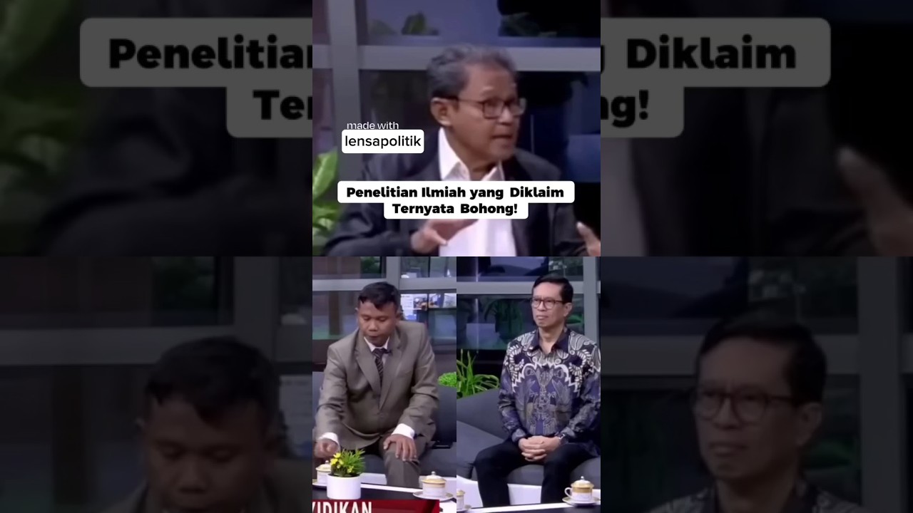 Penelitian Ilmiah yang Diklaim Ternyata Bohong! #politik #trending #shorts