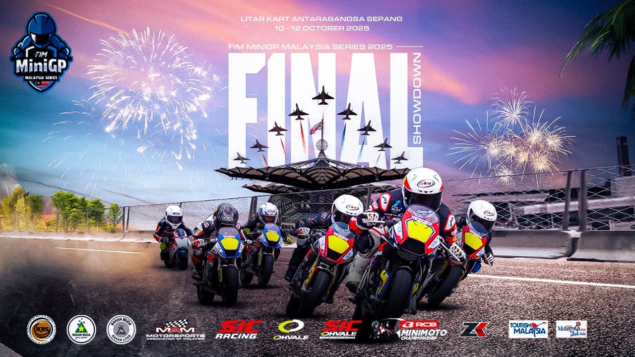 🔴[LIVE] FIM MINIGP SERIES FINAL ROUND - LITAR KART ANTARABANGSA SEPANG, SELANGOR.