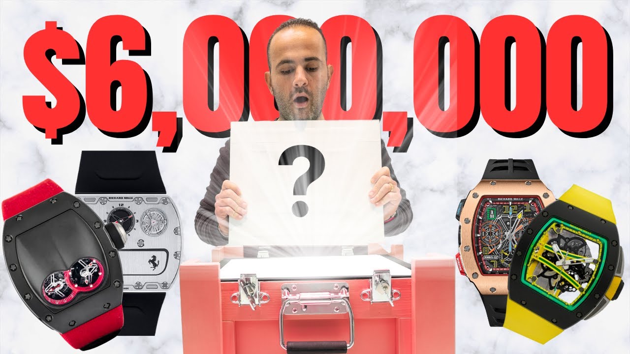 Распаковываем часы Richard Mille стоимостью 6 000 000 долларов!