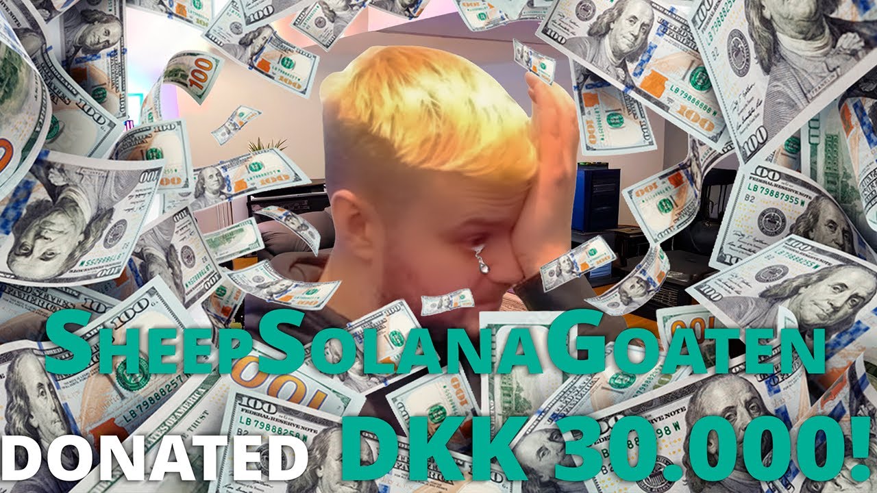 JEG FIK DONERET 30000 KR.