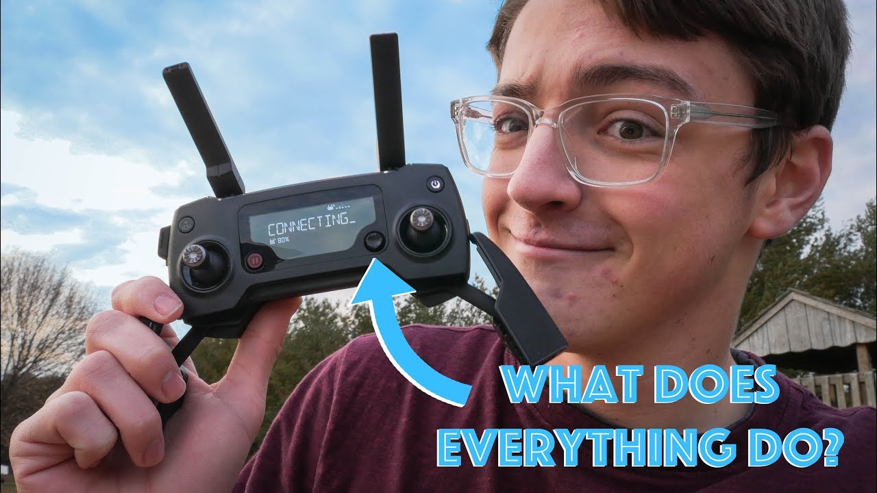 Подробный обзор того, как использовать контроллер DJI Mavic Pro!