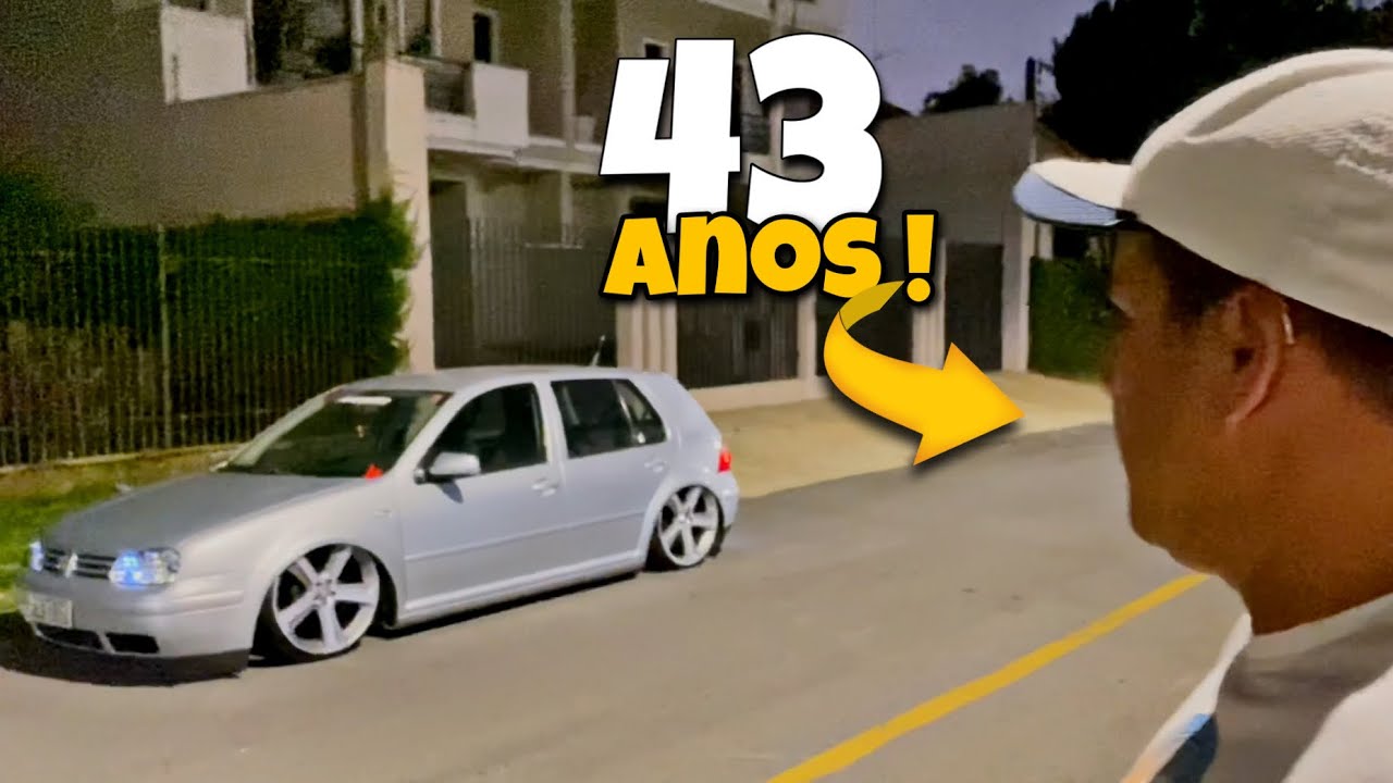 NÃO EXISTE IDADE PARA CARRO BAIXO ! Golf Fixa aro 20