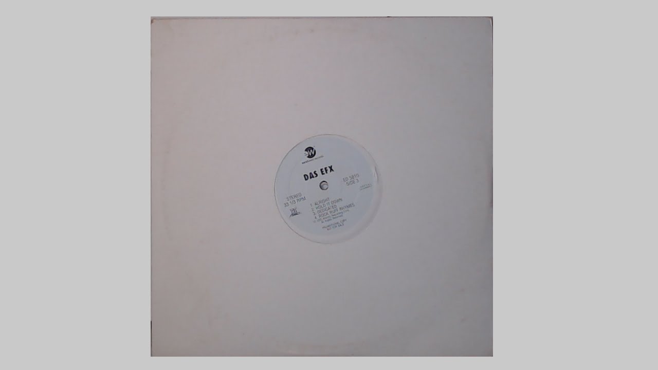 Das EFX - Dedicated (Instrumental) - 1995 EastWest Records - Clark Kent - Hold It Down - LP Vinyl