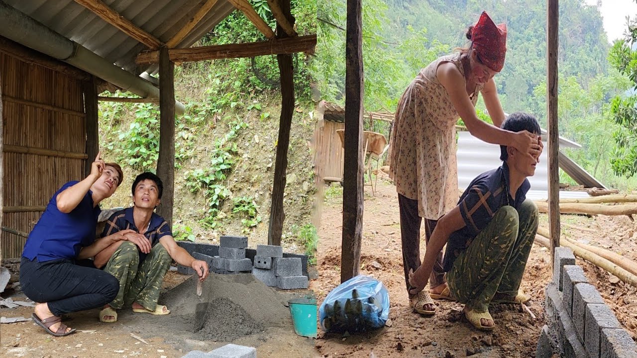 Phong went to buy bricks, mother and daughter went to the market, the mute girl still appeared,